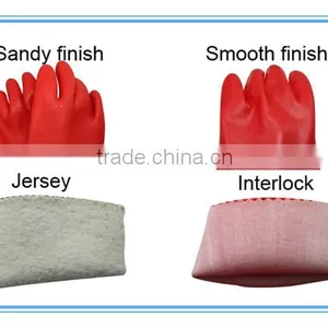 PVC Dipped Industrial Gloves Safety Working Gloves Cut Gloves thumbnail-2