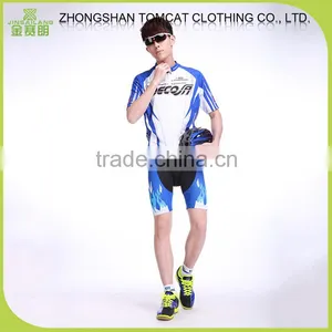 Quick Dry Plus Size Fashion Reflective Team Cycling Jersey thumbnail-1