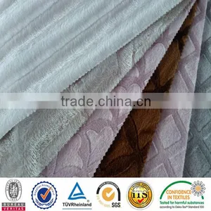 2013 HOT SALE Embossed Micro Velboa/Brushed Velboa/Strip Micro Velboa thumbnail-1