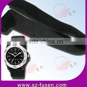 Fashion Lady Concise Sports Watch Magic Tape Strap thumbnail-1
