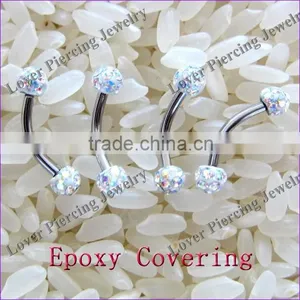 Fashion Crystal Eyebrow Rings [FC-824] thumbnail-1