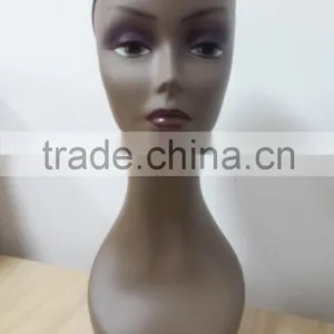 Glass Fiber Reinforced Plastics Material Mannequin Head for Hair Wig Display thumbnail-4