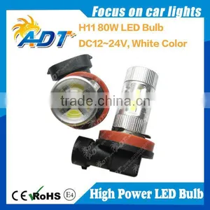 Super White 80W Sel Chip H11 LED Projector Bulb for MAZDA 3 2014 Foglights thumbnail-1