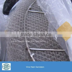 Brass Wire/phosphor Wire, Galvanized Wire, Stainlessteel Wire Corrugated Knitted Wire Mesh For Gas -Liquid Separate thumbnail-6