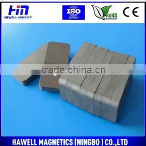 High Quality Strong Ferrite Arc Block Bar Ring Magnets thumbnail-2