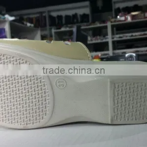 2013 Latest New Leisure Design High Heel Buckle Pvc Slippers Lady Slippers thumbnail-3
