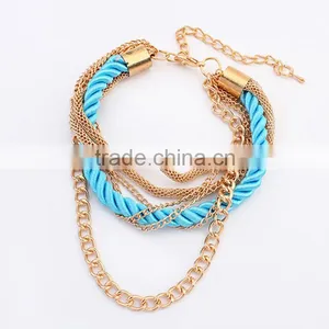>>>2015 Hot Sale European American Style Bracelets Fashion Women Bracelet Handmade Multilayer Bracelet thumbnail-3