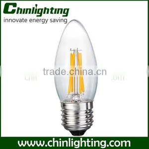 Standard Chandelier C35 2700k Led Filament Candle Light E14 C35 Led Filament Bulb 4w Candle C32 C35 C37 E14 4w C35 Led Filament thumbnail-3