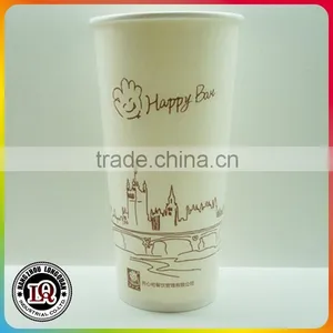 Cold Drinking Disposable 20oz Single Wall Paper Cups thumbnail-1