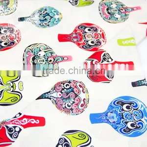 Types of Facial Make-up in Beijing Opera Printed Fabric thumbnail-2