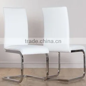 DC-2512 Perth White Leather Dining Chair thumbnail-2