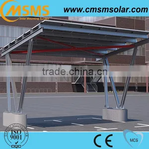 30kw Aluminum Carport Solar Panel Mounting Frames With Structure thumbnail-2