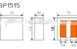 China Suppliers Newest Led Light 2015 Flip Chip LED CSP1515 for LED Smart Lights thumbnail-5