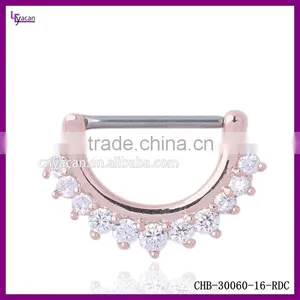Adhesive Body Jewelry Beautiful Nipple Ring thumbnail-3