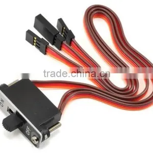 JR Small Receiver Switch Harness With Charge Cord Charging Connector thumbnail-1