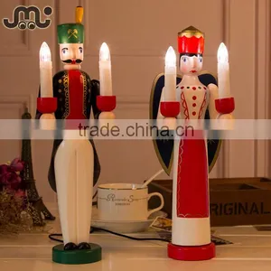 High Quality Large Nutcracker Table Lamp,festivel Decoration Nutcracker Light,wooden Nutcracker Lamp With Electric thumbnail-1