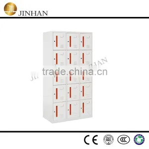 Professional Design Practical Metal Storage Locker With 18 Doors for Commercial Place thumbnail-6