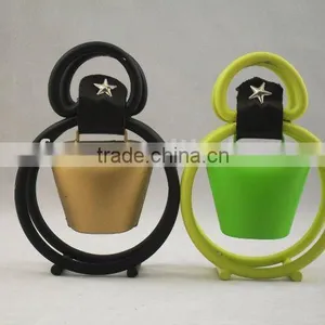 Mini Metal Cow Bell A4-C019 in Many Colors With Napkin Holder (E295 ) thumbnail-1