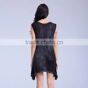 New Arrival Polyester Cotton Burnout Tank Top thumbnail-4
