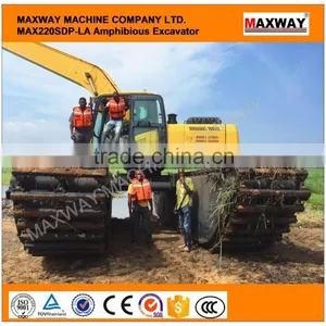 Wearable Steel Chains for Volvo Amphibious Excavator , 40Cr Steel Material, MAXWAY Machine Company thumbnail-6