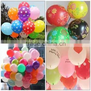 High Quality 2016 Wholesale Latex Printed Balloon for Promotion/decoration/party/festival thumbnail-3