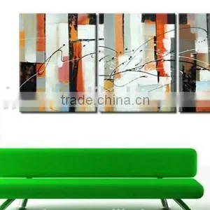 Acrylic Geometrical Abstract Painting for Bedroom thumbnail-2