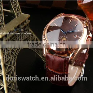 New Trend Fashion Men Watches Leather Watches Special Mens Leather Watches thumbnail-1