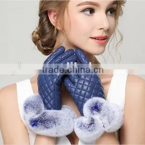 Faux Fur Women Gloves Various Colors Fur Women Gloves thumbnail-6