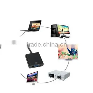1080P Display Port DP Male to VGA Female Adapter Display Port Converter Connectors Cable V1.1 thumbnail-6