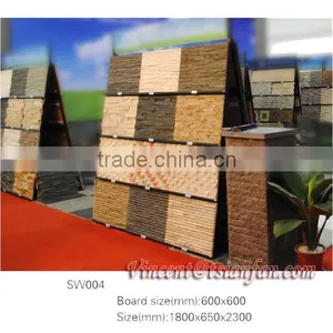 SW004 The Stone /Ceramic Tile Double-faced Display Shelf/The Stone /Ceramic Tile Double-faced Display Shelf/culture Stone Rack thumbnail-1