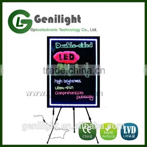 Animation Display Function Custom Acrylic Led Writing Board thumbnail-4