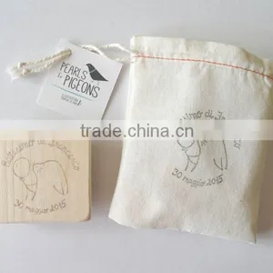 Wholesale Custom Printed Muslin Bag With String thumbnail-4