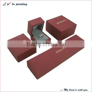 2016 High Quality Popular Customized Slap-up Lining Elegant Cardboard Packaging Box for Jewelry Made in Shanghai thumbnail-1