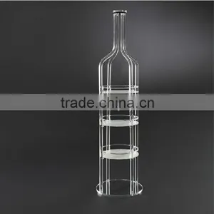 Custom Acrylic Iron Wine Rack thumbnail-2