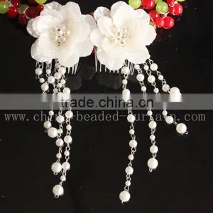 Party White Artificial Flower Crown for Festive Decor thumbnail-1