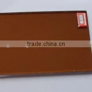 4mm~10mm Europe Bronze Reflective Glass, Europe Bronze Coated Glass,Europe Bronze Coating Glass thumbnail-1