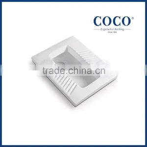 ECONOMIC WASHROOM PORCELAIN SQUATE PAN WC thumbnail-1