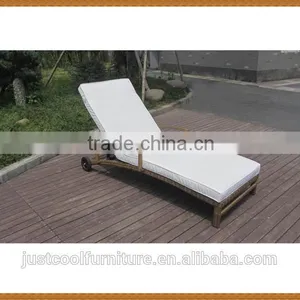 Rattan Sun Bed Lounge Garden Furniture thumbnail-1