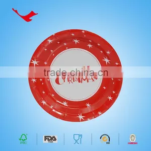 Printed Disposable Red Square Dinnerware Sets thumbnail-3