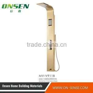 Bathroom Brass Chrome Shower Panel thumbnail-1