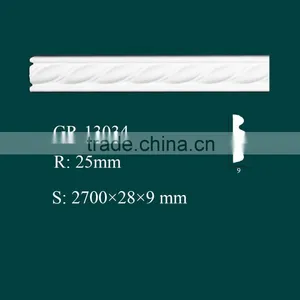 Good Quality European- Style Decorative PU Carved Crown Moulding for Ceiling thumbnail-1