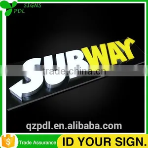 New Arrival!!! Resin Facing Customized Illuminated Company Logo thumbnail-1