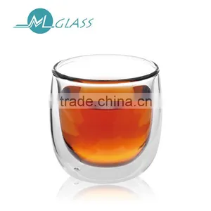 Online Hot Sell Borosil Double Wall Unique Wine Glasses for 200ml thumbnail-4