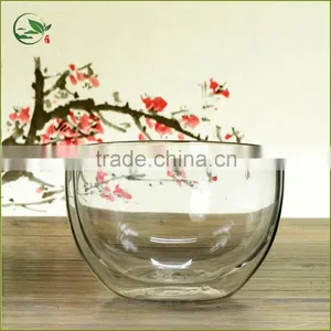 Top Selling Double Walled Borosilicate Glass Bowl Cereal Bowl Rice Bowl thumbnail-5