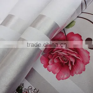 2016 Floral Printed Polyester Blackout Fabric, Curtain Fabric Blackout India thumbnail-3