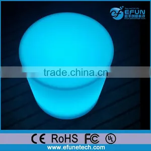 Battery Rechargeable Rgb Color Led Bar Chair Furniture, Led Plastic Stool thumbnail-1