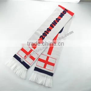 China Manufacturer Hot New Product for 2015 Fashion World Cup Acrylic Knit Fans Scarf thumbnail-2