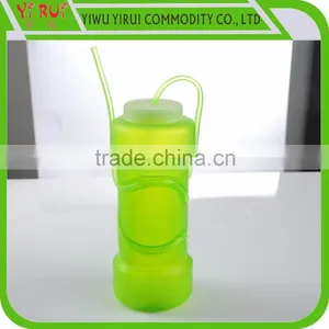Colorful Food Grade Drinking Straw Cup With Cap thumbnail-3