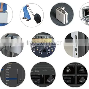 Medical Veterinary Equipment Trolley Color Doppler Ultrasound Machine System thumbnail-2
