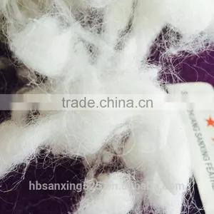Fine Sheep Woolwaste 27mic & 30-50mm, Natural White Color thumbnail-3